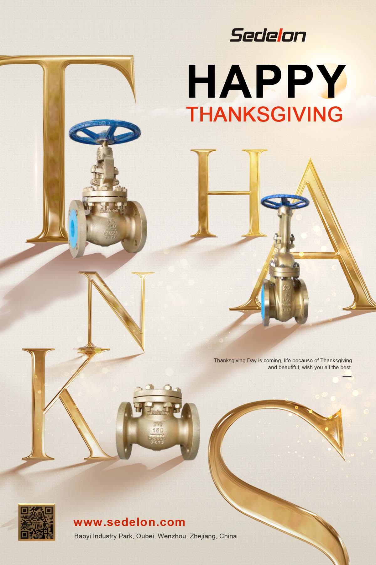 Sedelon Wish You Happy Thanksgiving Day