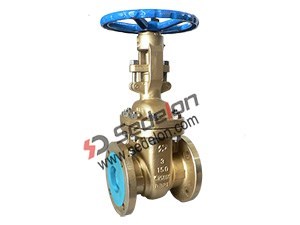 Bronze flanged gate valve